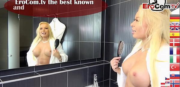  British milf babe hardcore anal fuck in oil